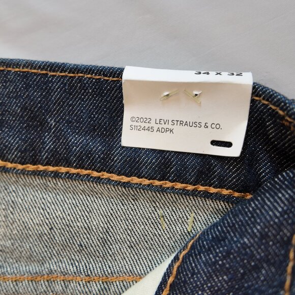 Levi’s Premium | 512 Slim Taper Stretch Jeans | Dark Wash | 34 W x 32 L | NWT - Picture 7 of 9